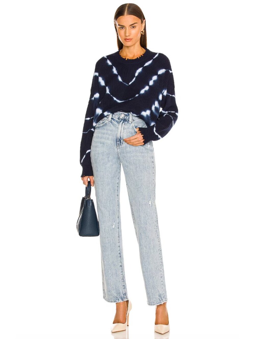 NWT Pistola Light Wash Blue Lightweight Cassie High Rise Straight Leg Jeans
